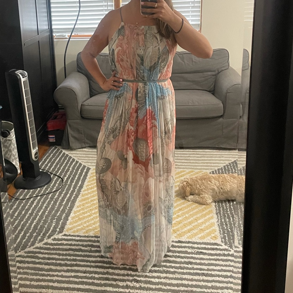 Anthropologie Moulinette Soeurs Sea Star Starfish Maxi Dress Boho Beachy - Picture 4 of 7